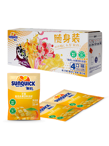 25ml芒果復合水果飲料濃漿