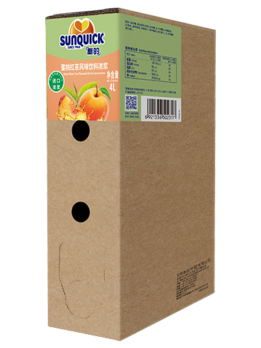 4L蜜桃紅茶風(fēng)味飲料濃漿