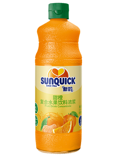 840ml甜橙復合水果飲料濃漿