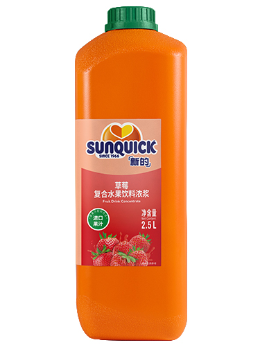 2.5L草莓復合水果飲料濃漿