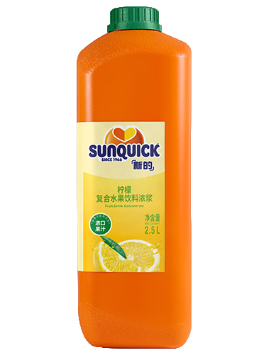2.5L檸檬復合水果飲料濃漿